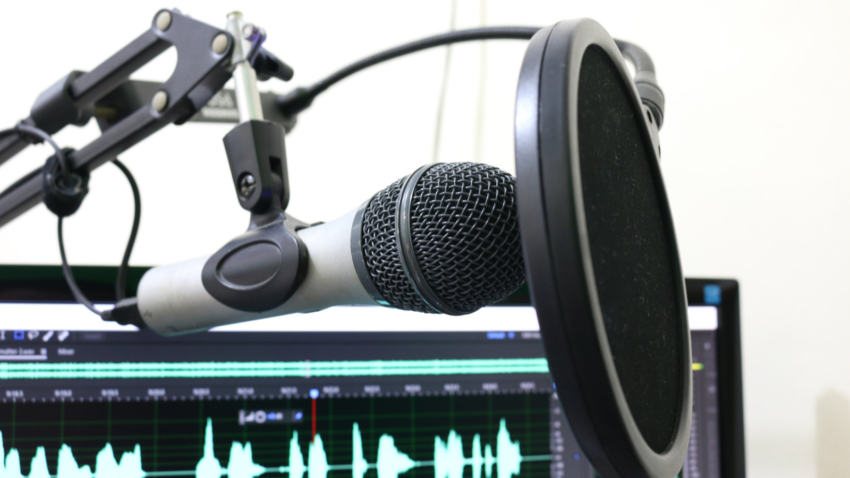Podcast mikrofon